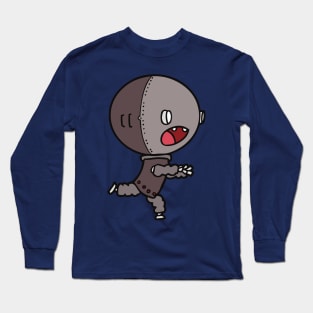 Adorable Baby Robot Running Long Sleeve T-Shirt